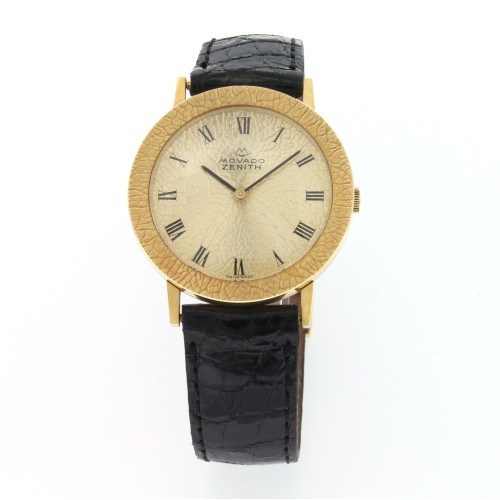 ZENITH MOVADO HVY 71050 Meccanico Manuale in Oro 75018 kt con te in Oro
