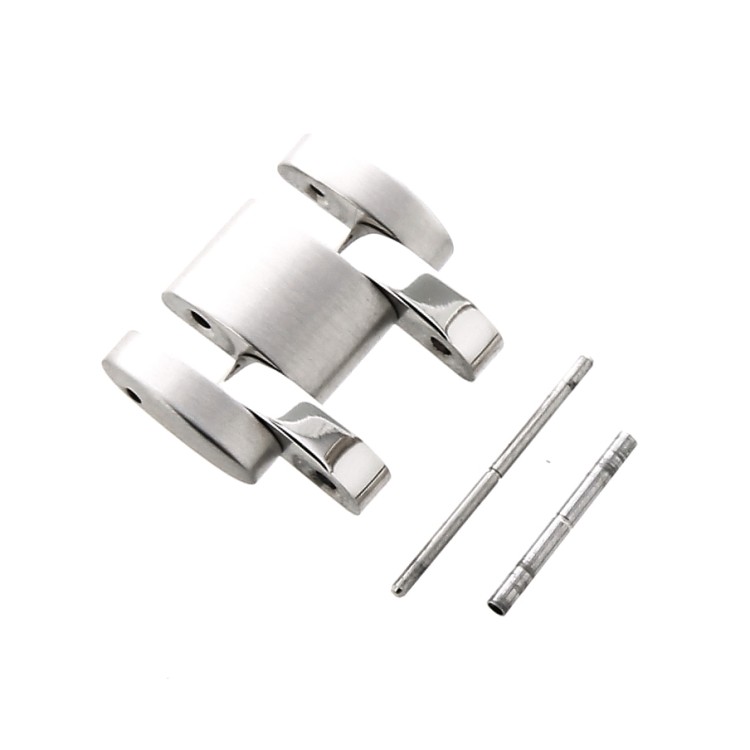 Zenith Maglia per Bracciale Rainbow  acciaio con perni. Misure: 17,5x10x3,5 mm