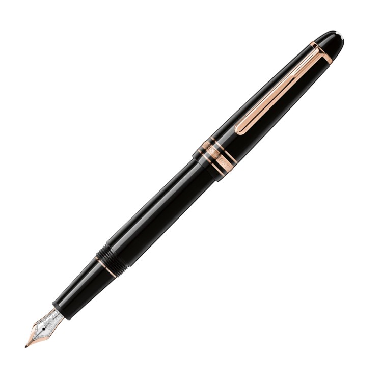 MONTBLANC Red Gold-coated Classique MEISTERSTÜCK 112675 Stilografica F.