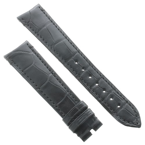 Zenith Cinturino C493-B Alligatore Nero opaco 20/16 mm