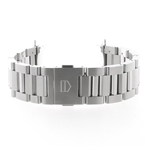 Tag Heuer Bracciale BA0714 acciaio Carrera cronografo CAR201 43 mm ansa 21 mm