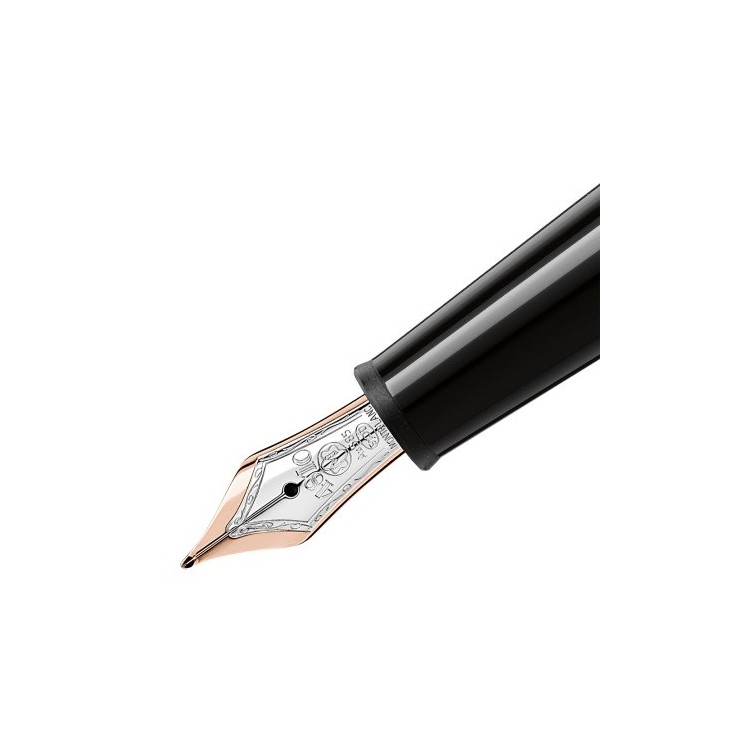 MONTBLANC Red Gold-coated Classique MEISTERSTÜCK 112675 Stilografica F.