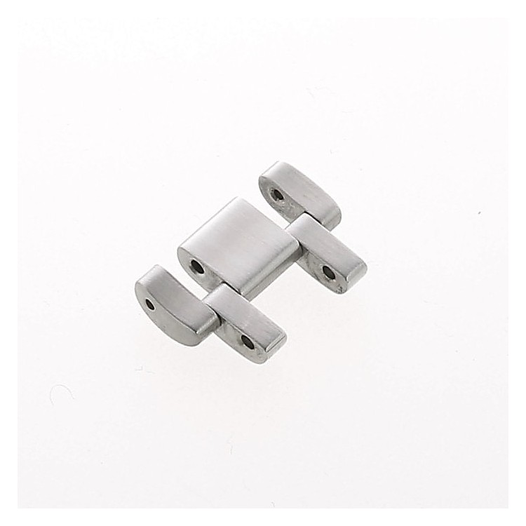 Zenith Maglia per Bracciale Rainbow  acciaio con perni. Misure: 17,5x10x3,5 mm