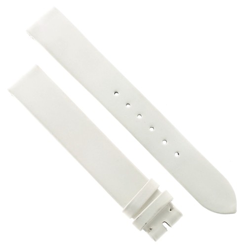 Longines Cinturino Pelle Bianco Verniciato effetto madreperla 15/14 mm.