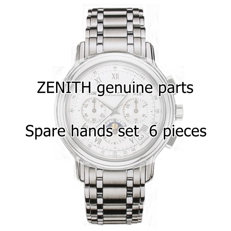 Zenith Lancette set 6 pezzi  per El Primero Chronomaster ref 01.0240.410 cronografo Acciaio