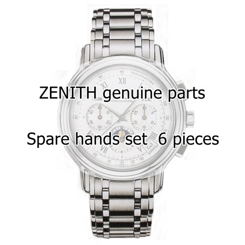Zenith Lancette set 6 pezzi  per El Primero Chronomaster ref 01.0240.410 cronografo Acciaio