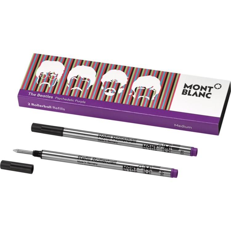 MONTBLANC Rollerball n 2 Refil per Penna Roller edition the Beatles Purple 116276 M Medium