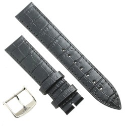 Longines Cinturino L682101262 FA Stampa Alligatore Nero 18/16 mm Fibbia. 2