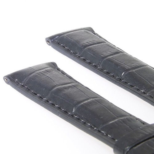 Longines Cinturino L682101067 Stampa Alligatore Nero 21-18 mm Heritage