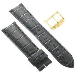 Longines Cinturino L682101067 FG Stampa Alligatore Nero 21/18 mm Heritage 2