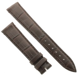 Cinturino Sartoriale Alligatore Marrone Opaco 19/16 mm B4N