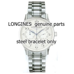 Longines bracciale in acciaio per collezione Olimpic 21 mm