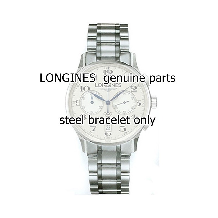 Longines bracciale in acciaio  L600108335  misura 21 mm