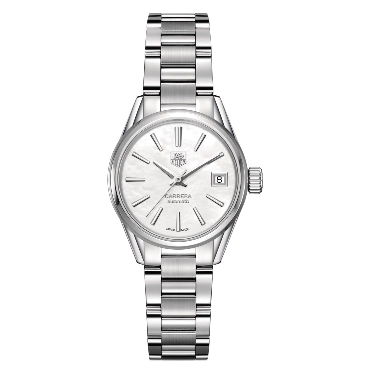 TAG HEUER CARRERA 28 mm Automatico WAR2411.BA0776 Madreparla