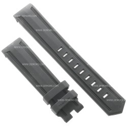 Tag Heuer Cinturino Caucciù FT8019 Nero misure 21/19mm per Aquaracer serie CAK2110 e simili