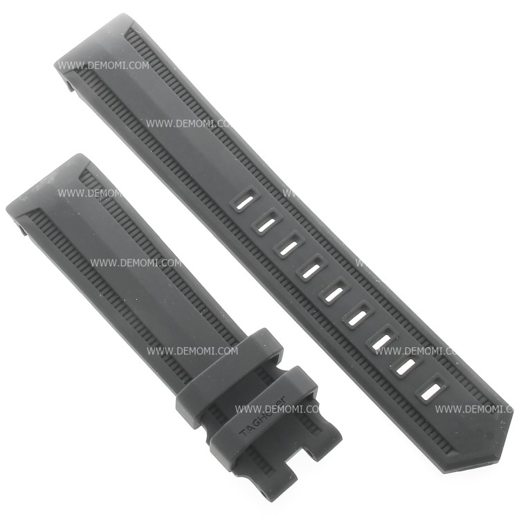 Tag Heuer Cinturino Caucciù FT8019 Nero misure 21/19mm per Aquaracer serie CAK21..