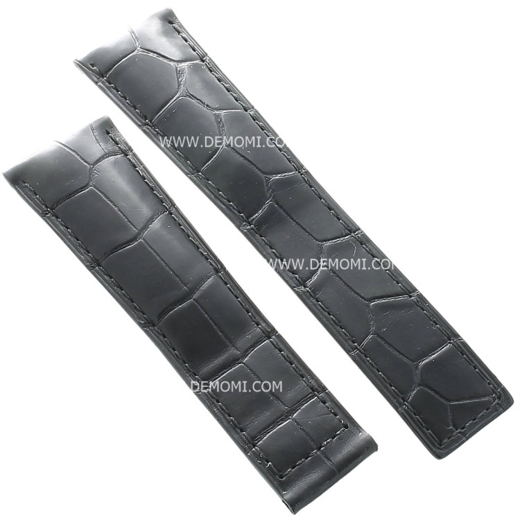 Tag Heuer Cinturino Monaco FC6177 Alligatore Nero 22/18 mm