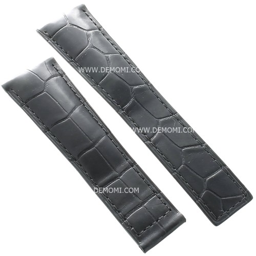 Tag Heuer Cinturino Monaco FC6177 Alligatore Nero 22/18 mm