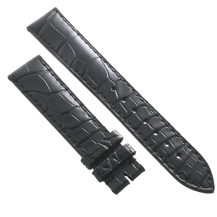 Longines Cinturino Alligatore L682109463 Nero Opaco 18/16 mm
