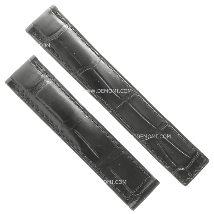 Tag Heuer Cinturino Carrera FC6180 Alligatore Nero Originale 19/18