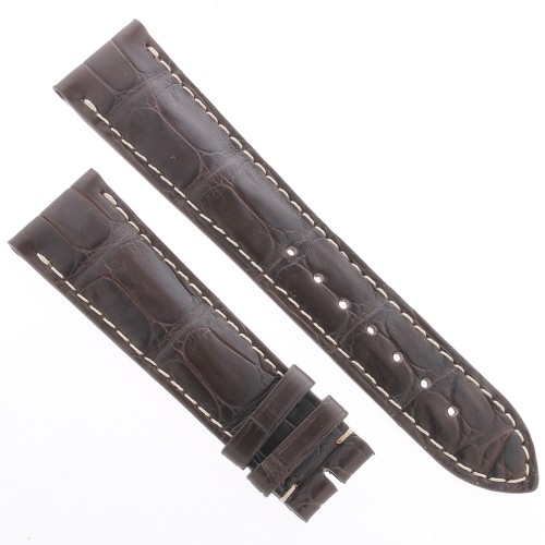 Longines Cinturino Alligatore  Marrone Opaco 21/18 mm