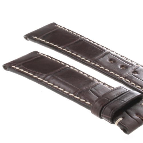 Longines Cinturino Alligatore L682109799 Marrone Opaco 20-18 mm