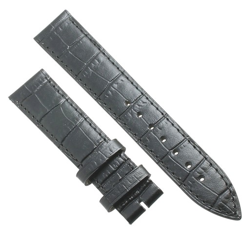 Longines Cinturino L682101262 Stampa Alligatore Nero 18/16 mm
