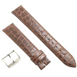 Longines Cinturino L682104216 FA Stampa Alligatore Marrone 18/16 mm 2