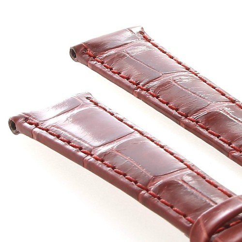 Longines Cinturino Alligatore L682145122 Rosso  Lucido 15 - 12 mm