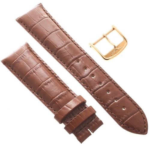 Longines Cinturino L682101065 FR Stampa Alligatore GOLD 21/18 mm