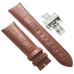 Longines Cinturino L682101065 FDA Stampa Alligatore GOLD 21/18 mm 2
