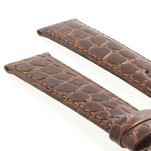 Longines Cinturino L682104216 FDA Stampa Alligatore Marrone 18/16 mm