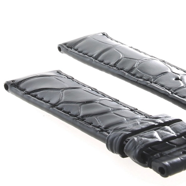 Longines Cinturino Alligatore L682109463 FG Nero Opaco 18/16 mm