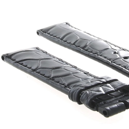 Longines Cinturino Alligatore L682109463 FA Nero Opaco 18/16 mm