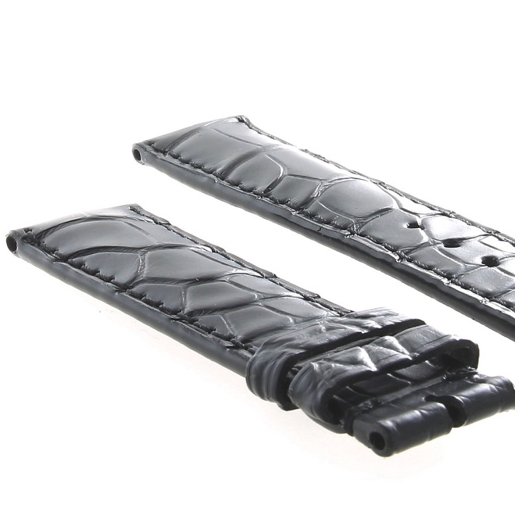 Longines Cinturino Alligatore L682109463 FDA Nero Opaco 18/16 mm