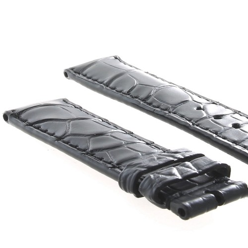 Longines Cinturino Alligatore L682109463 FDA Nero Opaco 18/16 mm