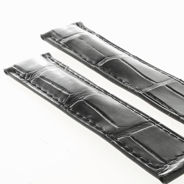 Tag Heuer Cinturino Carrera FC6180 Alligatore Nero Originale 19/18
