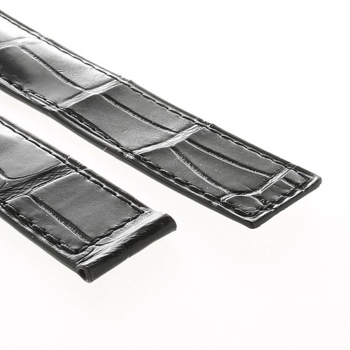 Tag Heuer Cinturino Carrera FC6180 Alligatore Nero Originale 19/18