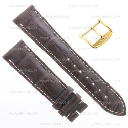 Longines Cinturino Alligatore L682109818 FG Marrone Opaco 21/18 mm