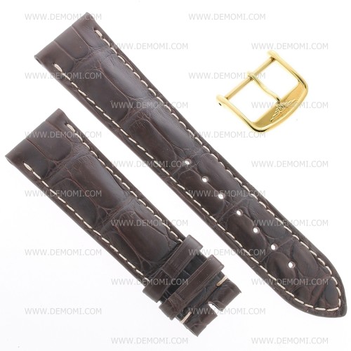 Longines Cinturino Alligatore L682109818 FG Marrone Opaco 21/18 mm