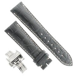 Longines Cinturino Alligatore L682120178 FDA Nero Opaco 21/18 mm