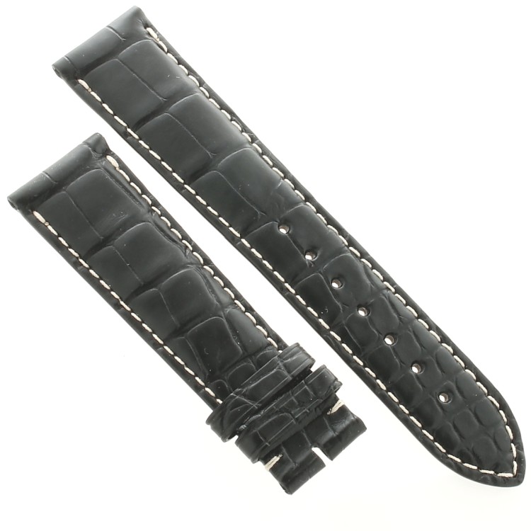 Longines Cinturino Alligatore L682120178 Nero Opaco 21/18 mm