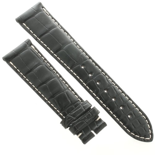Longines Cinturino Alligatore L682120178 Nero Opaco 21/18 mm