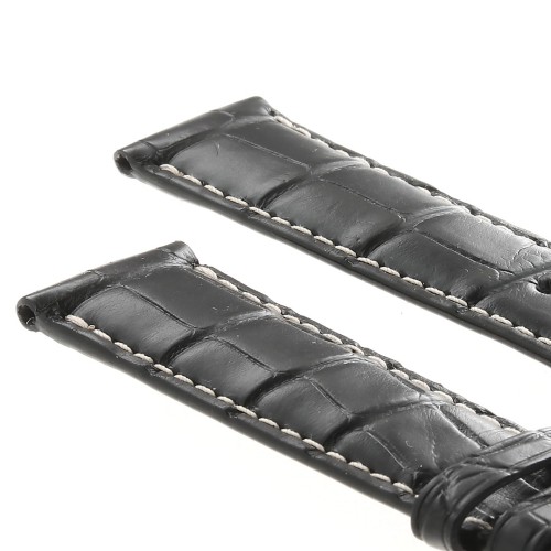 Longines Cinturino Alligatore L682120178 Nero Opaco 21/18 mm