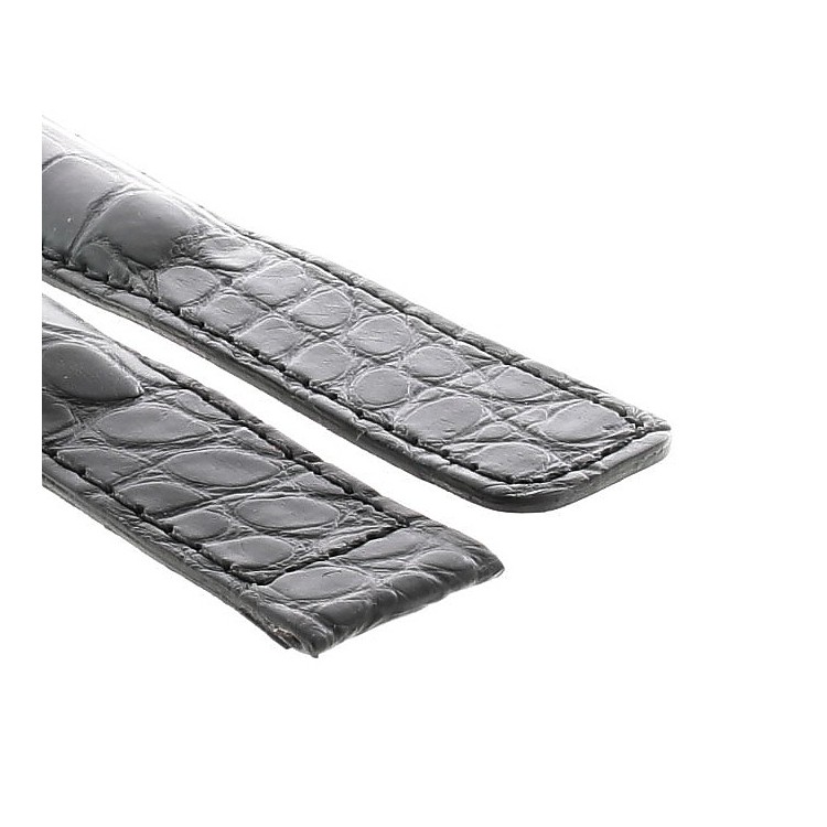 Tag Heuer Cinturino Monaco Alligatore Nero Non Originale 22/18 mm