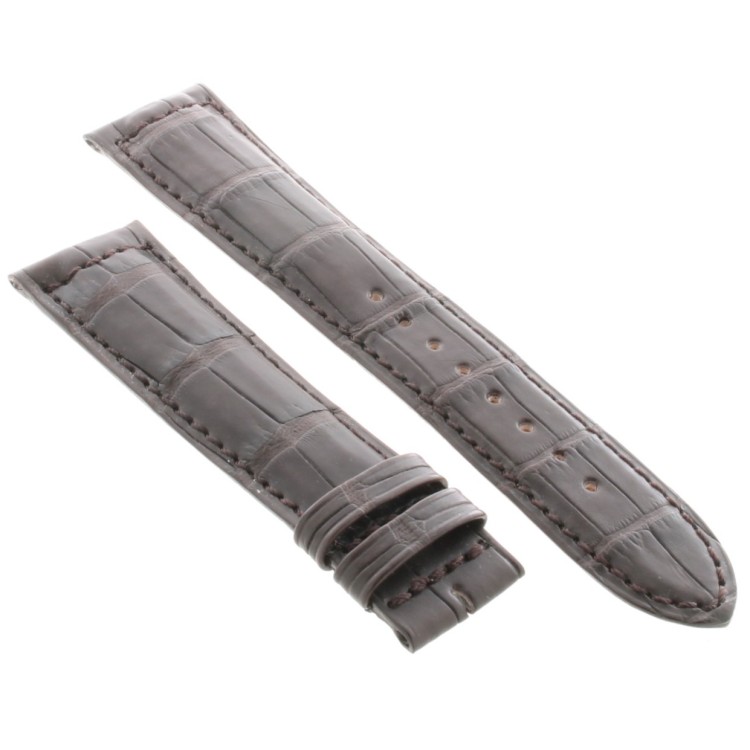 Jaeger-LeCoultre Cinturino Alligatore marrone opaco 21/18mm