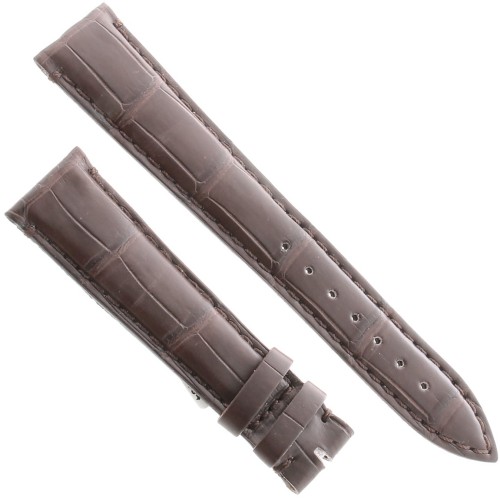 Cinturino Sartoriale Alligatore Marrone Opaco 19/16 mm B4N