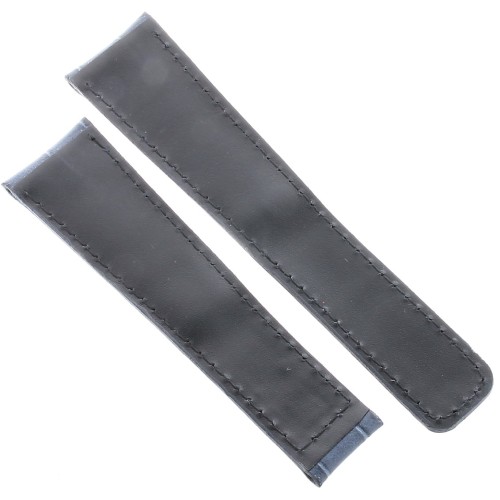 Tag Heuer Cinturino Monaco Stampa Alligatore Blu Non Originale 22/18 mm