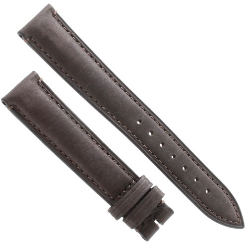 Cinturino Pelle Vitello Piuma Marrone Moka opaco 18/16 mm B50B classico