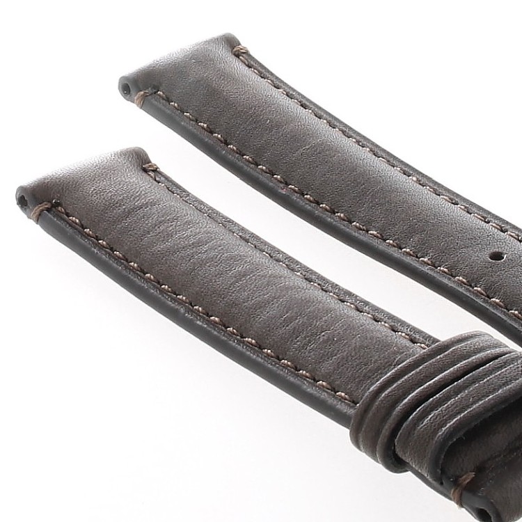 Cinturino Pelle Vitello Piuma Marrone Moka opaco 18/16 mm B50B classico